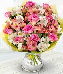 Paradise Sunflowers Florist Pink Flower Arrangements Online Flower Shop Rose Bouquet