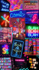 Neon Colorful Collage Edit Wallpaper Tumblr Lockscreen Iphone Wallpaper Glitter Iphone Wallpaper Tumblr Aesthetic Persons in mask, neon mask, black hoodie, anonymous, 5k. neon colorful collage edit wallpaper