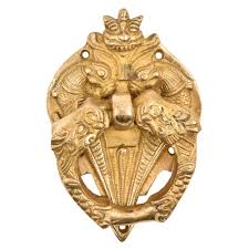 Door knockers that make a great first impression. Solid Brass Bat Face On Top Two Birds Decorative Door Ring Knocker
