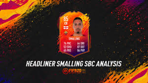 His fifa 21 overall ratings for this card is 79. Fifa 20 Ultimate Team Chris Smalling Headliner Sbc Requirements Costs And Analysis Newsgroove Uk