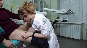 A female ukrainian doctor with glasses grabbed the patient's cock and began  to greedily give him a hardcore blowjob - XVIDEOS.COM