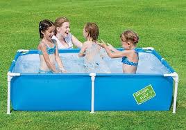 My First Frame Pool 64 X64 X14 Mini Square Kids Wading Swimming Pool Children Swimming Pool Pool Swimming Pools