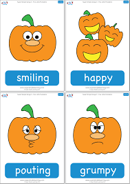 Print out a few copies of this coloring sheet for autumn sunday school lessons. Five Little Pumpkins Flashcards Super Simple