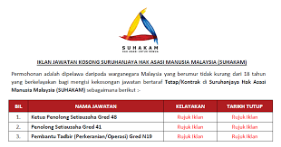 Hak asasi manusia (ham) bukanlah suatu istilah yang baru di dalam masyarakat kontemporer. Jawatan Kosong Suruhanjaya Hak Asasi Manusia Malaysia Suhakam Jawatan Kosong Kerajaan Swasta Terkini Malaysia 2021 2022