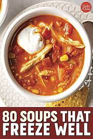 80 Soups To Store In The Freezer Soup Recipes Freezable Soups Freezable Meals