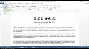 How To Change The Print Format To Horizontal On Microsoft Word Microsoft Office Help Youtube