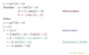 We did not find results for: Soal Dan Pembahasan Turunan Trigonometri 1 3 Istana Mengajar