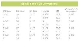 Save Big By Buying Kids Size Shoes That Look And Fit Just Like Women S The Krazy Coupon Lady Shoe Size Chart Kids Big Kids Inexpensive Kids Clothes