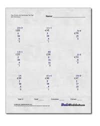 These Long Division Worksheets Have Quotients With Remainders Each Worksheet Includes Detailed Expande Decimals Division Worksheets Division Facts Worksheets