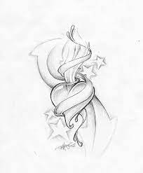 Pin By Christoffer Bekkelund On Tattoos Tattoo Sketches Heart Tattoo Chicano Style Tattoo