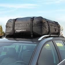 amazonbasics rooftop car carrier bag black 15 cubic feet キャンプのコツ ジムニー キャンプ カーキャンプ