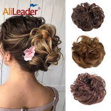 Messy bun hair piece 2pcs hair extension ponytail with elastic rubber band updo extensions hairpiece synthetic hair extensions scrunchies ponytail hairpiece for women. Alileader Chignon Curly Fake Hair Bun Ponytail Extensions Short Hair Synthetic Messy Donut Hair Drawstring Ponytail For Woman1pc Synthetic Ponytails Aliexpress