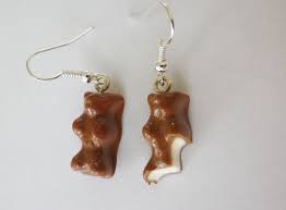 Boucles Nounoursguimauveschocolatfimobijou Etsy Bijoux Fimo Bijoux Boucles D Oreilles Originales