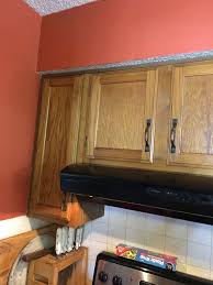 ugly soffit above my cabinets