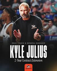 BREAKING: @vancouverbandits extend head coach and general manager, Kyle  Julius through 2026. During his time with the team Julius has led the  Bandits to two CEBL Championship appearances in 2020 and 2024. #PullUp