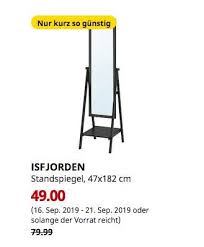 Ikea Munchen Brunnthal Isfjorden Standspiegel Schwarzbraun Gebeizt 47x182 Cm Standspiegel Beizen Ikea