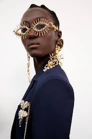 Jewelry Details From Schiaparelli Spring 2020 Couture Collection