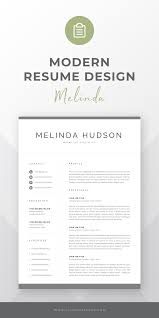 modern resume template for word & mac