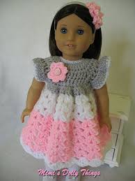 Unless otherwise stated, the vintage patterns all come with the instructions and the pattern pieces. Crocheted Doll Clothes For 18 Inch Dolls By Mimisdollythings 20 00 American Girl Crochet Doll Clothes American Girl Crochet Doll Clothes Free Pattern