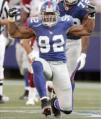 New York Giants Michael Strahan Muscles Up Ny Giants Football Giants Football New York Giants Football