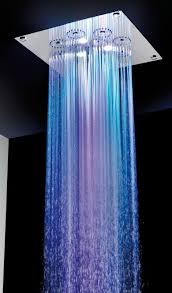 From The Italian Bathroom Design Experts These New Rain Spa Shower Heads Are Innovative And Illuminating Lit Italian Bathroom Design Shower Heads Spa Shower