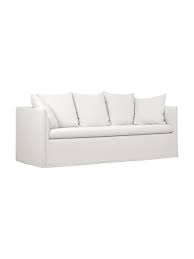 Das ist eine oft gestellte frage von hauseinwohnern, die gerade bei der inneneinrichtung von wohnzimmern sind. Hussen Sofa Mila 3 Sitzer In Cremeweiss Westwingnow
