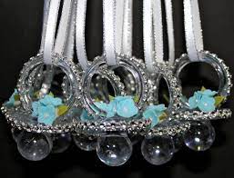 Baby Shower Pacifier Necklace 12 Pieces Baby Shower Favors Clear And Tiffany Blue F Tiffany Blue Baby Shower Baby Shower Favors Girl Baby Shower Necklace