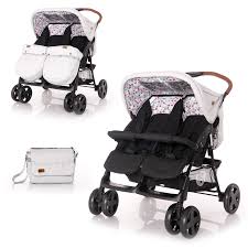 Der sonnenschutz für viele marken kinderwagen bietet auch einen moskitoschutz. Lorelli Zwillingskinderwagen Twin Wickeltasche Einhand Klappsystem Fussabdeckung Ebay