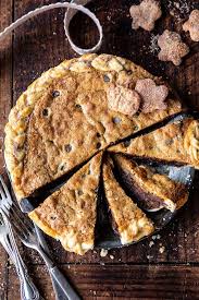 Chocolate pumpkin pie for thanksgiving. Gooey Chocolate Chip Cookie Pumpkin Pie Half Baked Harvest