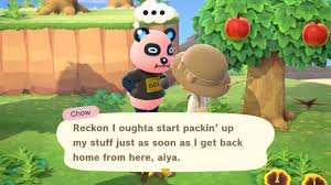 The more time you spend playing animal crossing: Woomei Na Tviteru A Panda Named Chow Who Says Aiya And Wears A Black Gold Shirt My Spirit Animal I Ve Found Him Animalcrossing Acnh Nintendoswitch Https T Co Ye4f5b5rlq