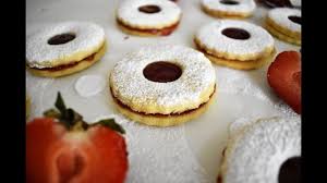 French Sable Cookies With Strawberry Jam Sables A La Confiture Recipe Youtube