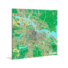 Direktni letovi s avio kompanijom: Amsterdam Karte Als Poster Gestalten Oder Im Shop Kaufen Mapdid