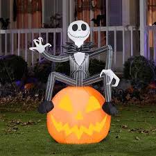 5 Tall Disney Jack Skellington With Pumpkin Halloween Nightmare Before Christmas Decorations Halloween Window Decorations Nightmare Before Christmas Halloween