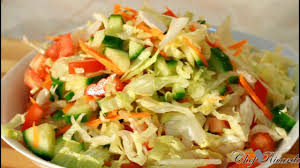Fresh Home Made Salad Caribbean Jamaican Salad Recipes By Chef Ricardo Youtube