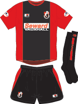 The bournemouth 2019/20 umbro third jersey is matched with navy blue shorts and yellow green. Bournemouth Afc