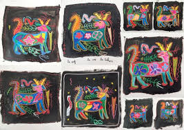 Les Petites Tetes De L Art D Apres Visions Huichol Un Art Amerindien Du Mexi Art Tout Petits Art Amerindien Art Jeunes Enfants