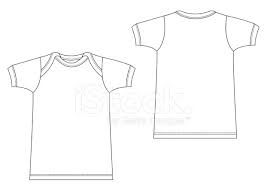 Download T Shirt Outline Template Stock Vector Freeimages Com