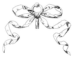 Bow clipart black and white. Ribbons And Bows Old Design Shop Blog