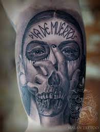 Dia De Muertos Malantattoo Highest Quality Tattoos Hand Made Sculptures Paintings And Drawings Germany Neuwied La catrina tattoo meaning what s behind the trend. dia de muertos malantattoo highest
