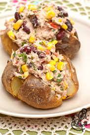 Spicy Tuna Corn Red Kidney Bean Jacket Potatoes Coffee Vanilla Healthy Microwave Meals Jacket Potato Recipe Fish Recipes