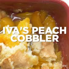 Iva S Peach Cobbler Video Recipe Video Fruit Cobbler Cobbler Recipes Peach Recipe