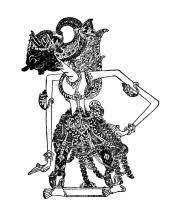 Raden Gatotkaca Lukisan Kaca Gambar Lukisan