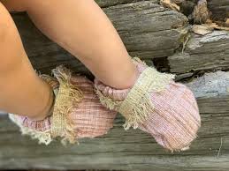 Earthy Baby Khadi Cotton Shoes