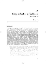 Check spelling or type a new query. Pdf Using Metaphor In Healthcare Mental Health Interventions