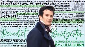 Maybe you would like to learn more about one of these? Benedict Bridgerton An Offer From A Gentleman Juliaquinn Julia Quinn Get One Gentleman