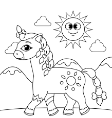 Download this running horse printable to entertain your child. 35 Free Horse Coloring Pages Printable