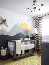 An Excellent Example Of A Gender Neutral Nursery In Grays Yellows And Whites Modern Comfortable And Still Baby Room Themes Eclectic Nursery Stylish Nursery