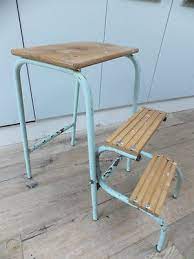 It is absolutely a secure and stable product that you can always rely on. Vintage 70 S Wood And Metal Folding Fold Up Step Stool Chair Seat Kitchen 312489849