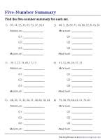 4) create a box and whisker plot. Box And Whisker Plot Worksheets