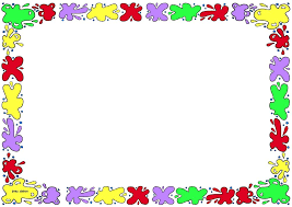 Paint Themed Lined Paper And Pageborders Borders For Paper Lined Paper Scrapbook Frames